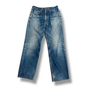 Dark Wash Worn-In Levi's 506 Jeans